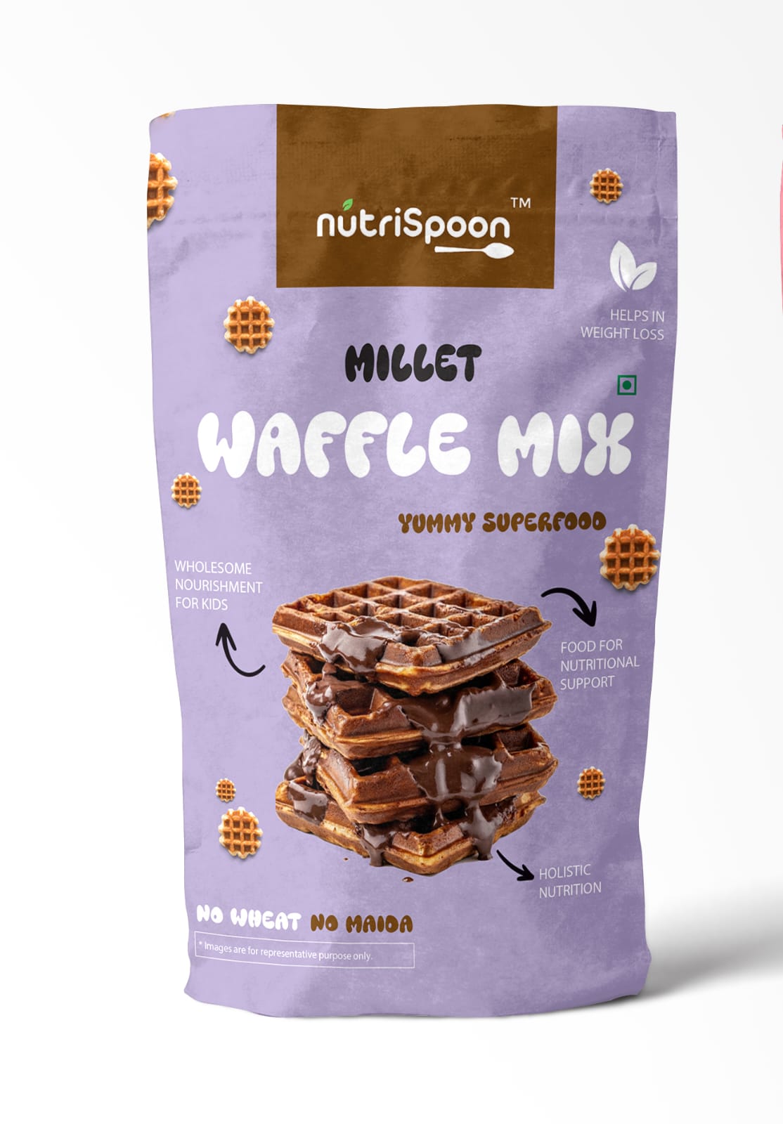 Millet Waffle Mix - Chocolate