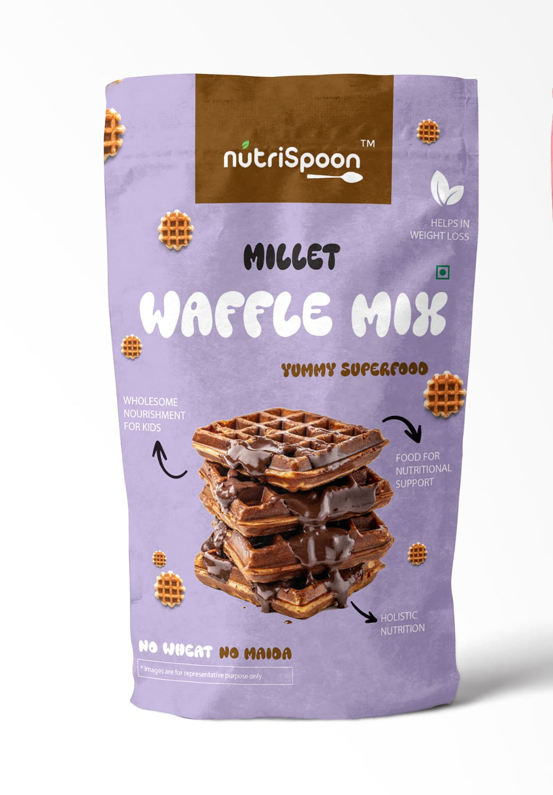 Millet Waffle Mix - Chocolate