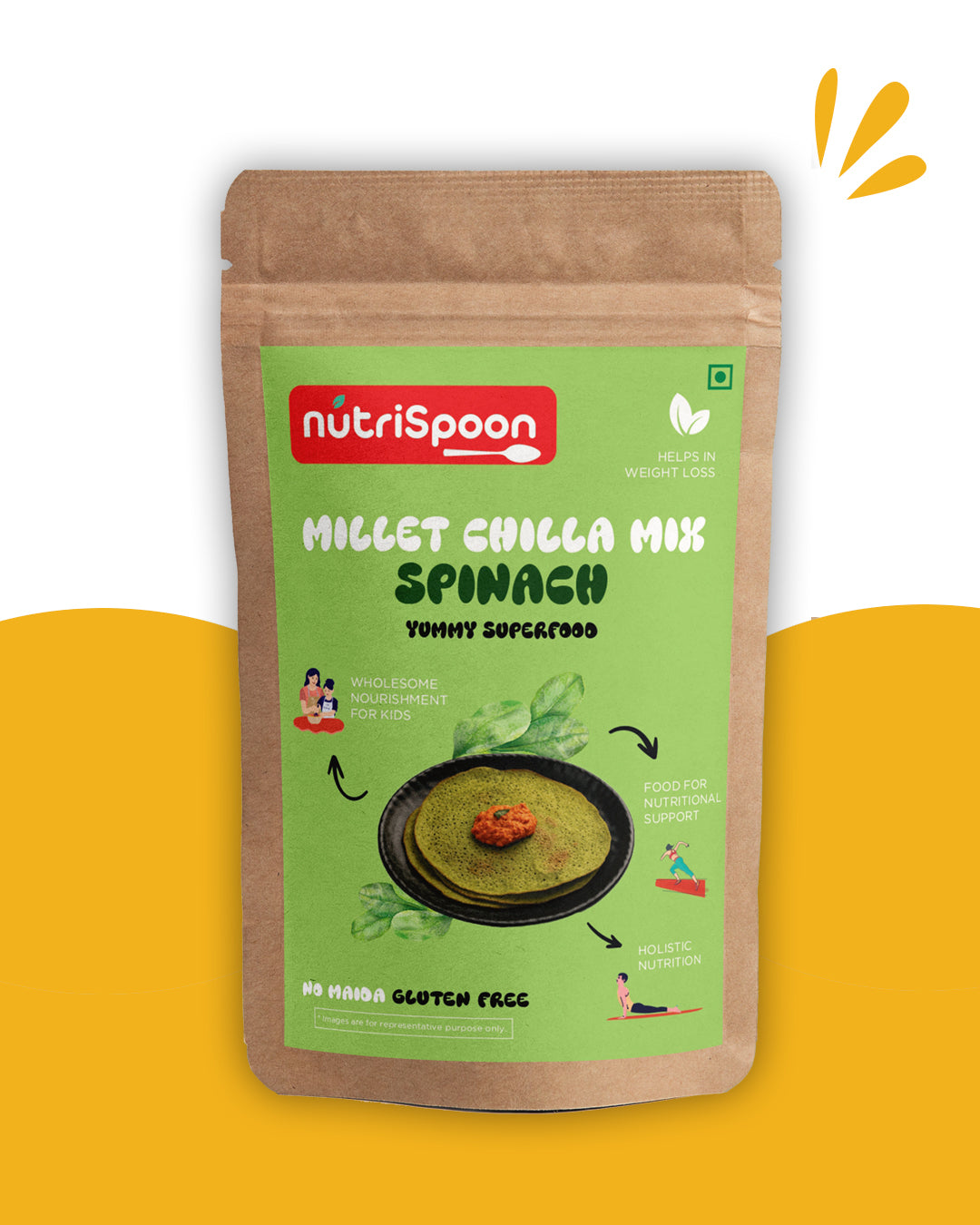 Millet Chilla Mix  - Spinach
