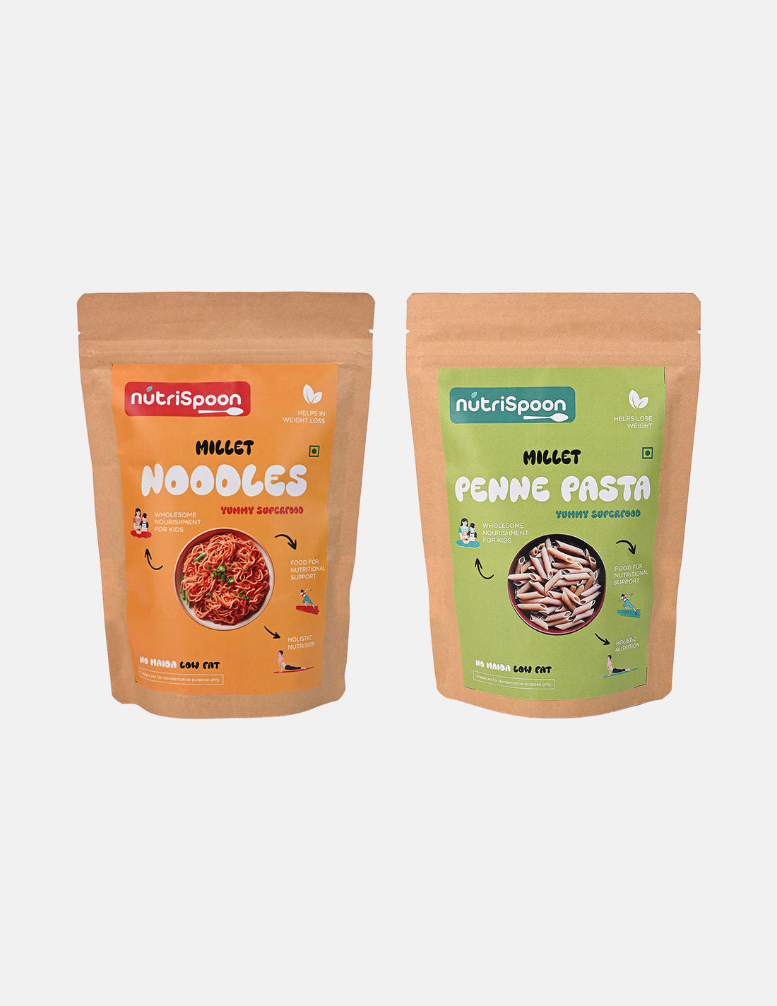 Supergrain Pasta-Noodle Combo - Slurp It, Scoop It, Love It